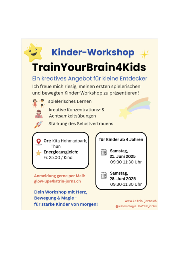 Flyer Kinder-Workshop